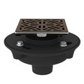Rohl Decorative Shower Drain Mosaic Complete Cast Iron Drain Assembly SDCI2-3144TCB